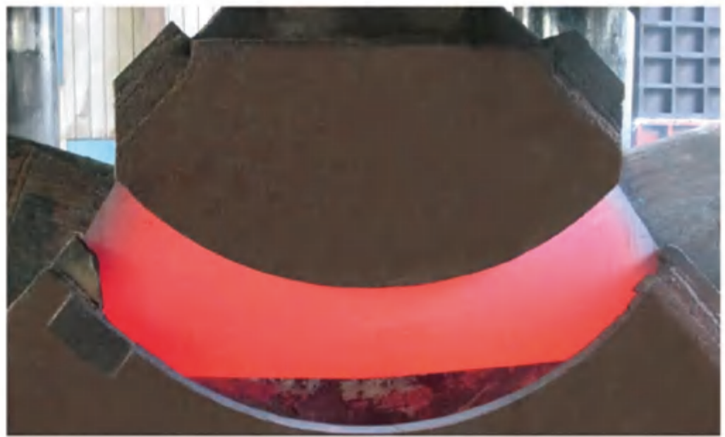Hot elbow forming