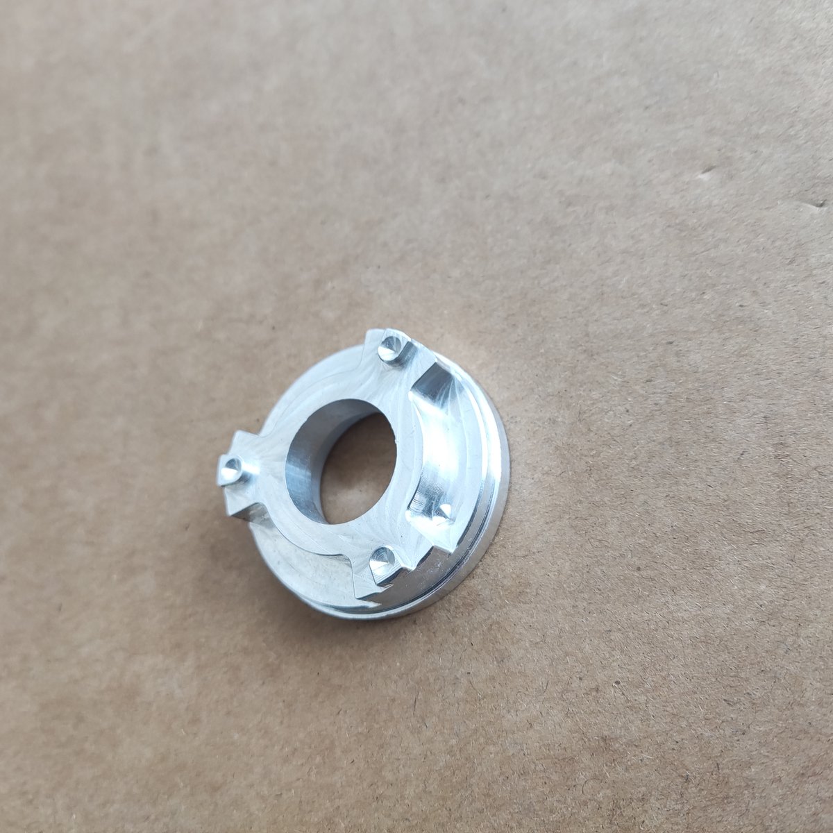 Stainless mounting plate — multi-feature panel