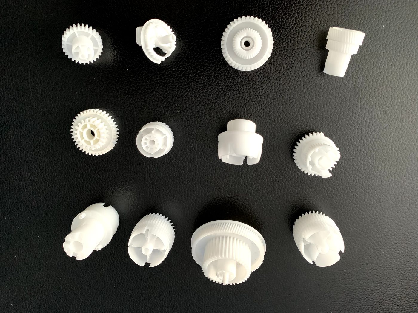 Moulded acetal gears — printer, office-equipment and appliance drive parts