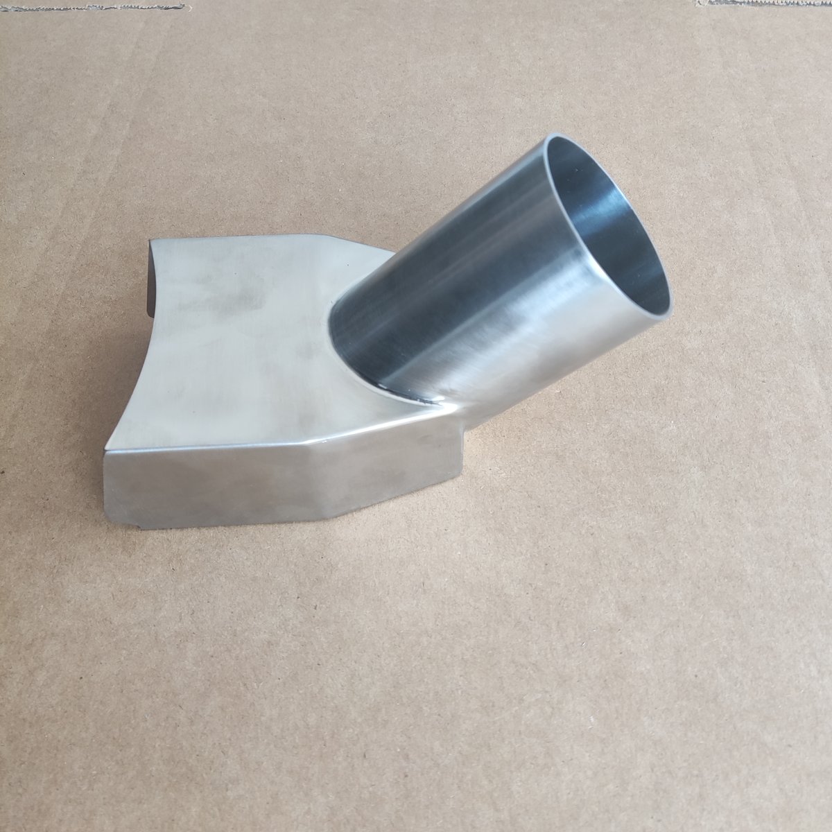 Pressed-end channel