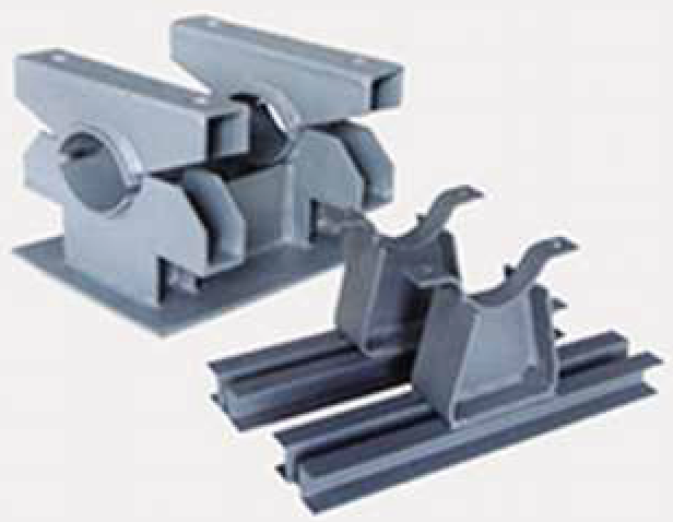 Pipe shoes & clamps